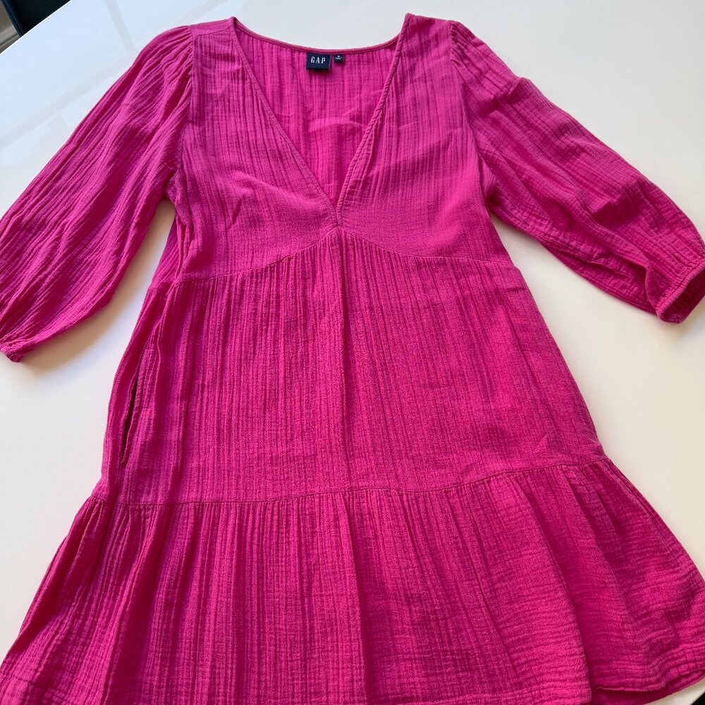 Gap Pink Gauze Sundress - M